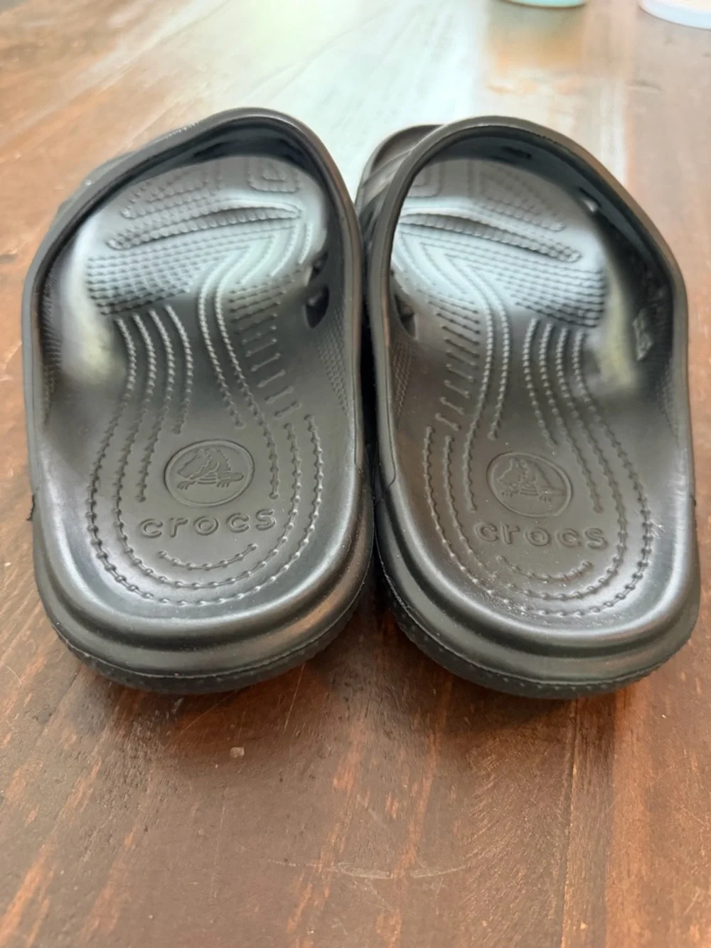 CROCS Black Slide Clogs - Picture 4 of 6